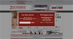 Desktop Screenshot of justforredheads.com